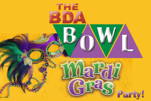 The BDA Bowl + Mardi Gras Party!