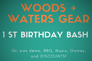 Woods + Waters Gear 1st Birthday Bash!