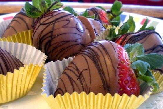 Wilbur’s of Maine famous chocolate covered strawberries