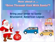 Drive Through Visit with Santa - Legion Post 20