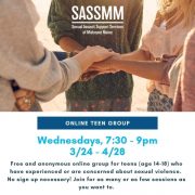 Online Sexual Violence Support Group for Teens