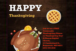 Free Thanksgiving Dinner