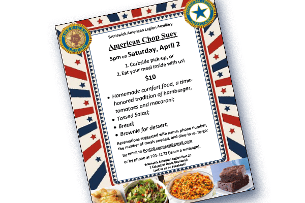 American Chop Suey Supper