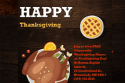 FREE Community Thanksgiving Dinner