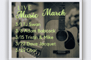 Live Music March at Pat's Pizza