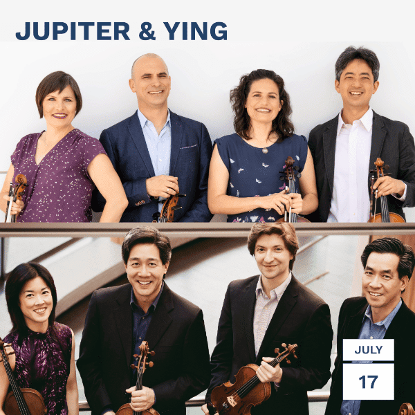 Bowdoin International Music Festival: Jupiter & Ying Quartets