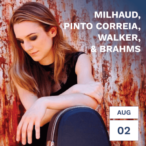 Bowdoin International Music Festival: Milhaud, Pinto Correia, Walker, & Brahms