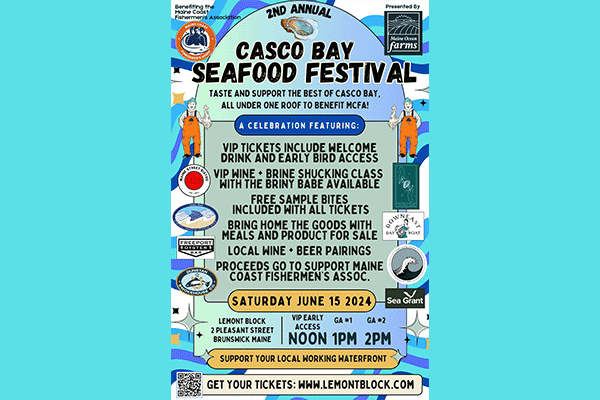 2nd Annual Casco Bay Seafood Festival to Benefit MCFA