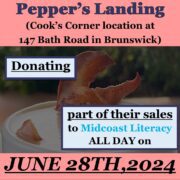 Mid Coast Literacy Fundraiser at Pepper's Landing