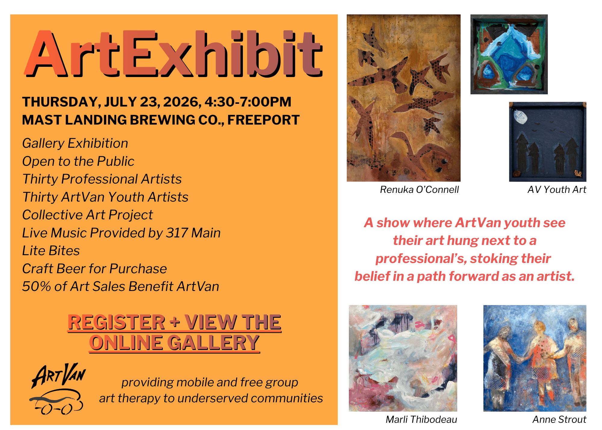 ArtVan ArtExhibit Invite 2026