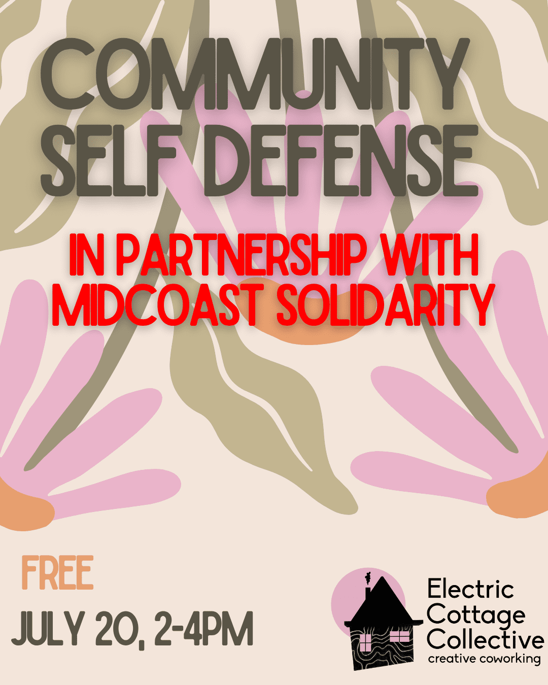 Colorful Floral Illustration Motivational Quote Poster